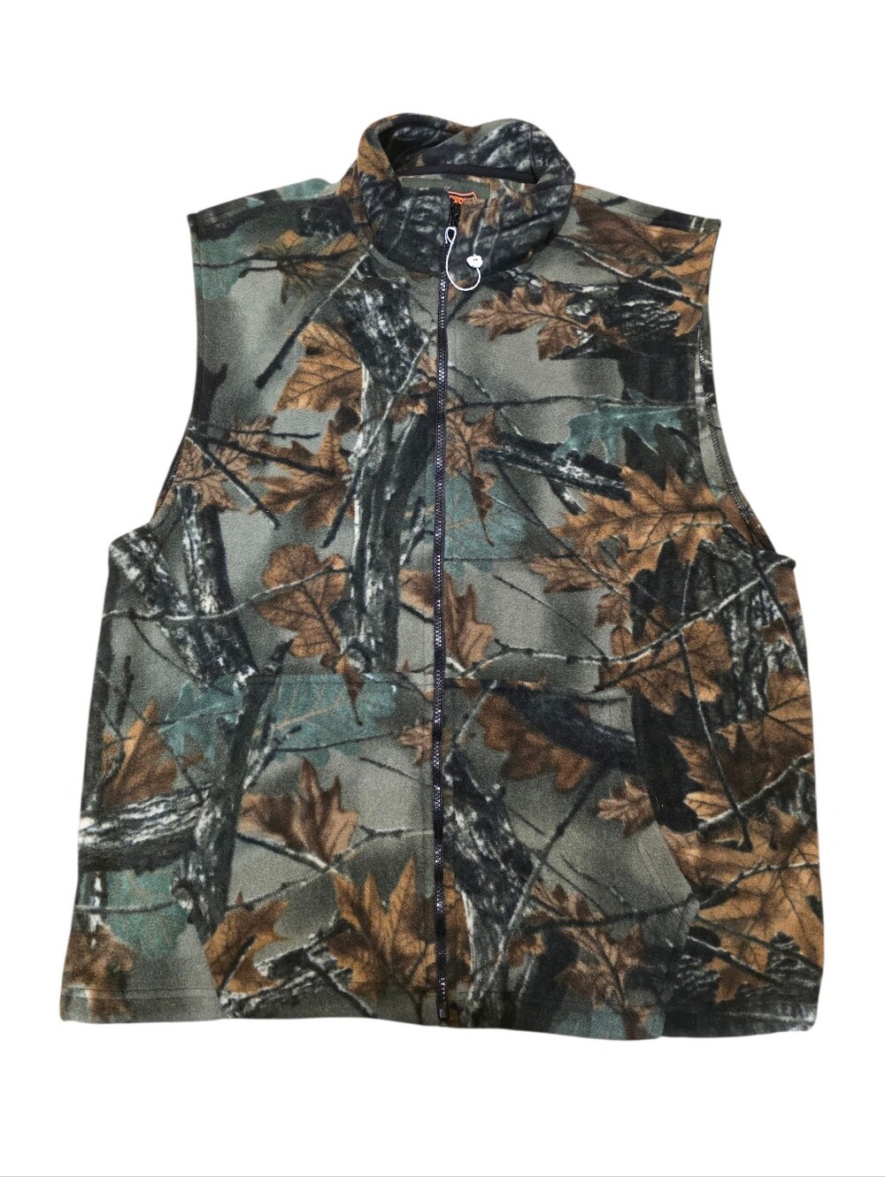 Trail Crest Camouflage Fleece Jacket - Green & Brown Vets